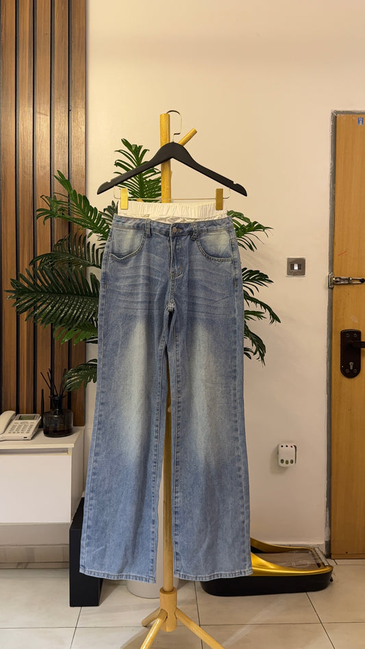 Blue Boyfriend Jeans
