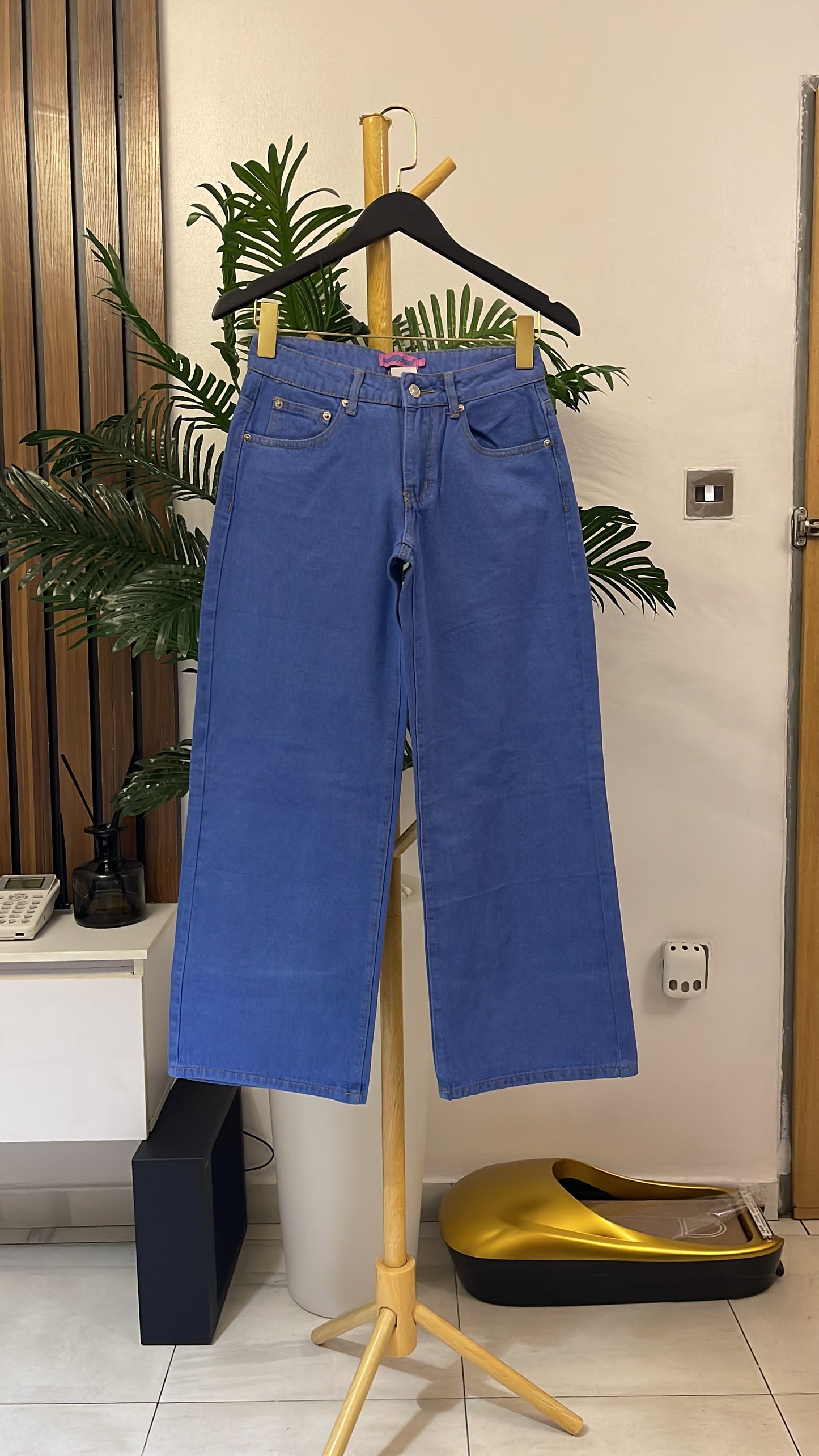Blue Boyfriend Jeans