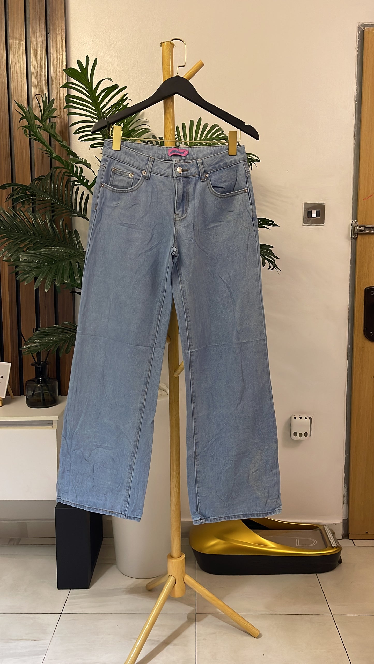 Blue Boyfriend Jeans