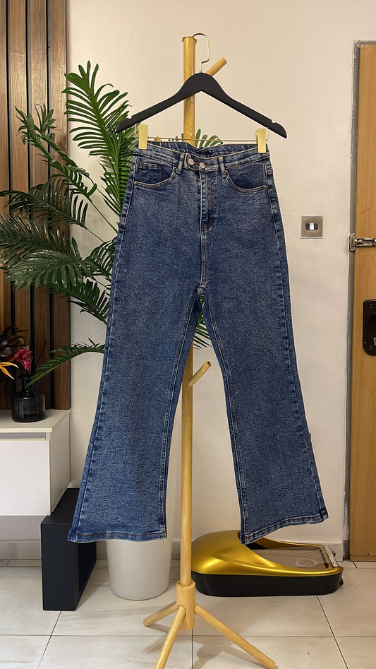 Blue Flare Jeans