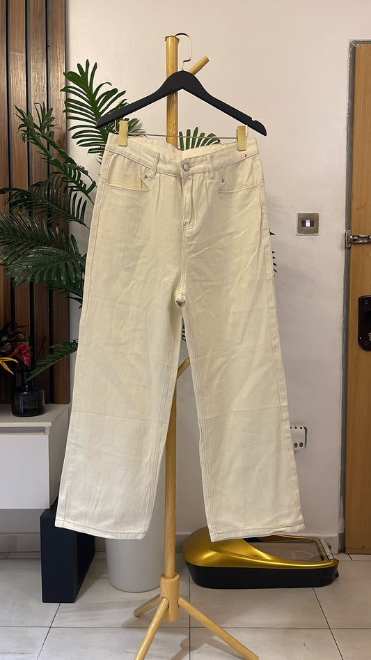 Cream Boyfriend Jeans