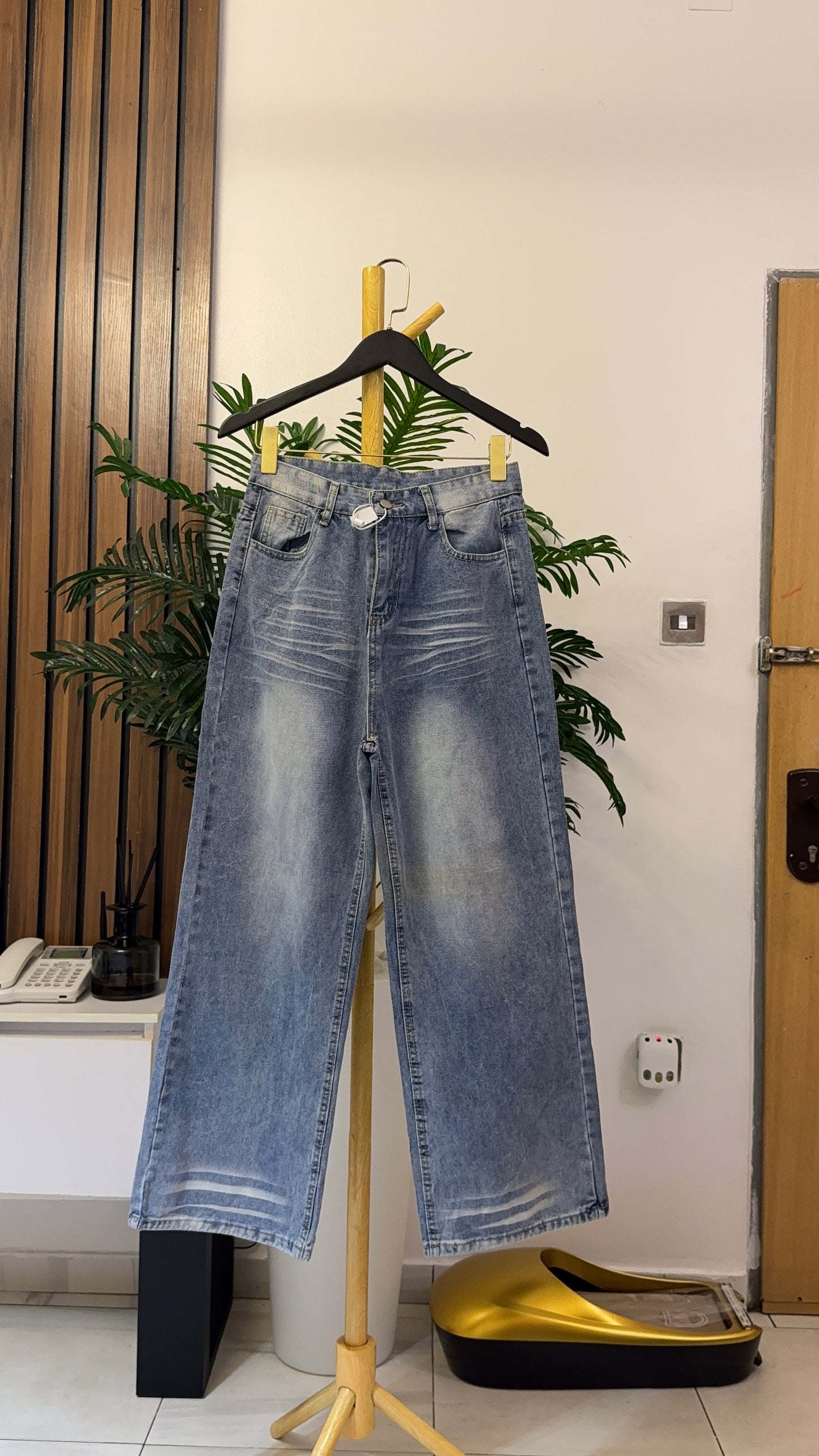 Blue Baggy Jeans