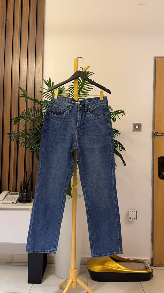 Blue Boyfriend Jeans