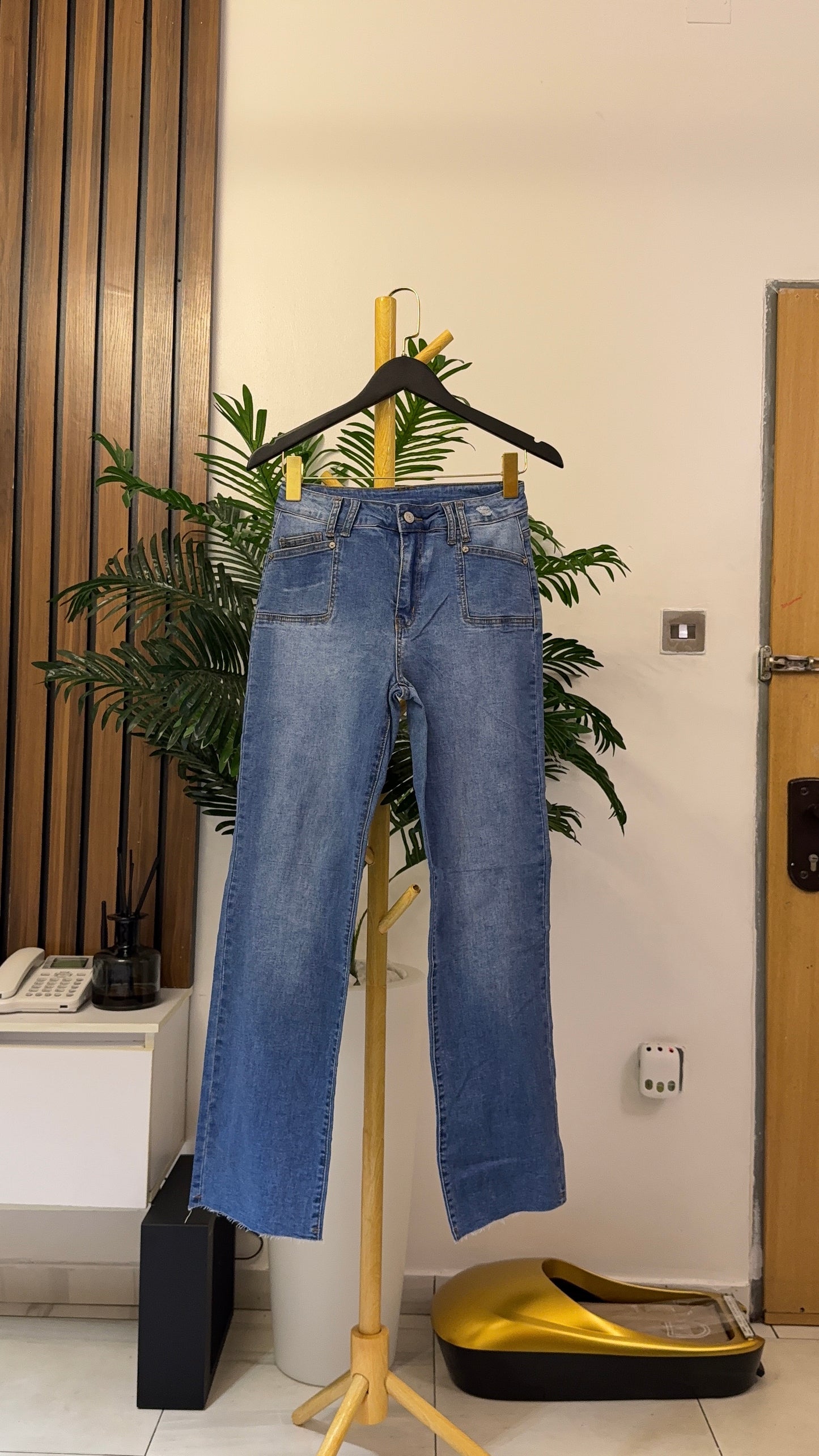 Blue Boyfriend Jeans