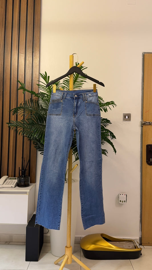 Blue Boyfriend Jeans