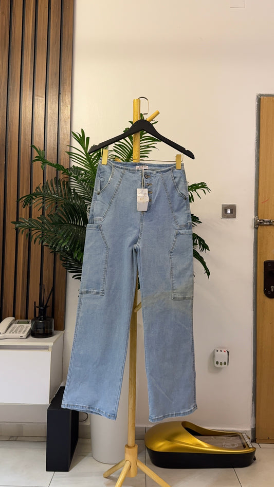 Blue Boyfriend Jeans