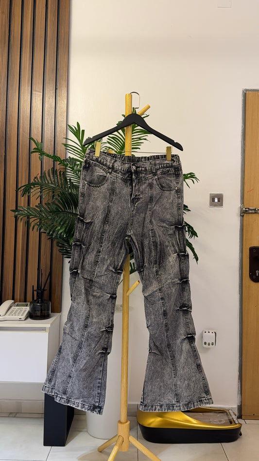 Gray Bootcut Jeans
