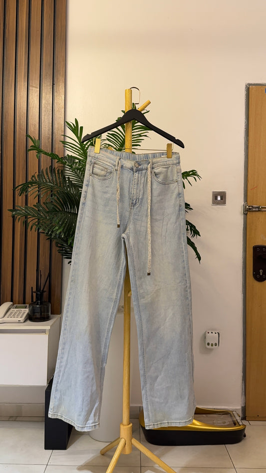 Blue Boyfriend Jeans