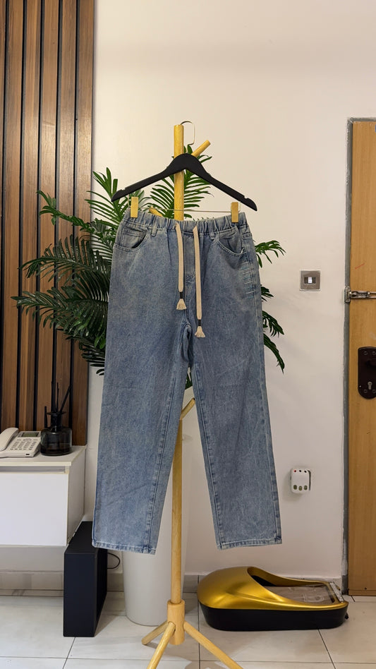 Blue Boyfriend Jeans