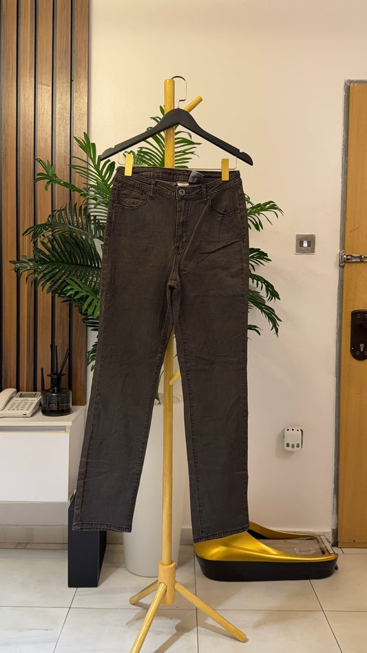 Brown Boyfriend Jeans