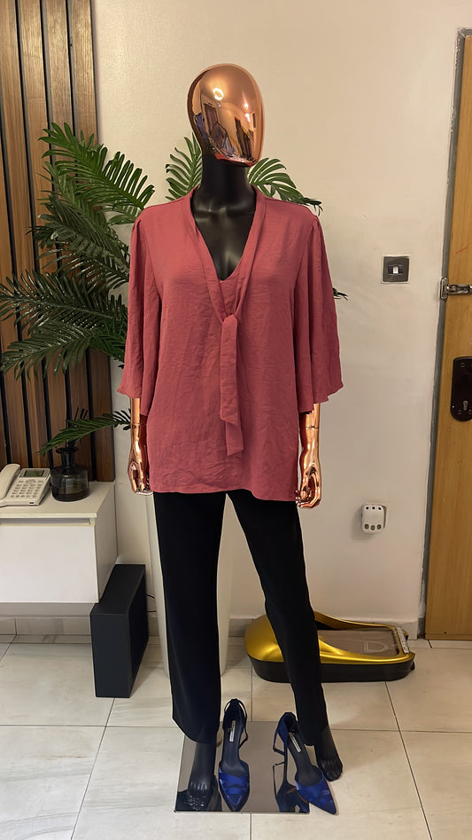 Dark Fuchsia Blouse