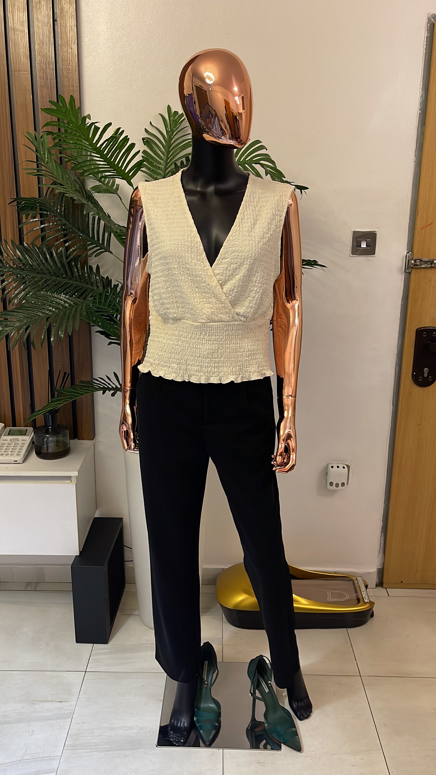 Cream Blouse