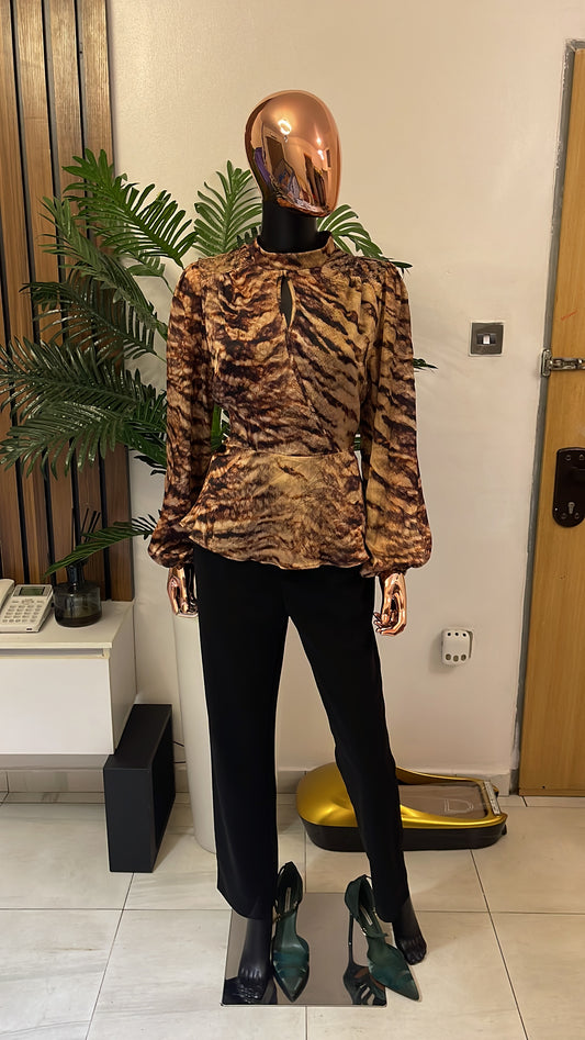 Brown Blouse