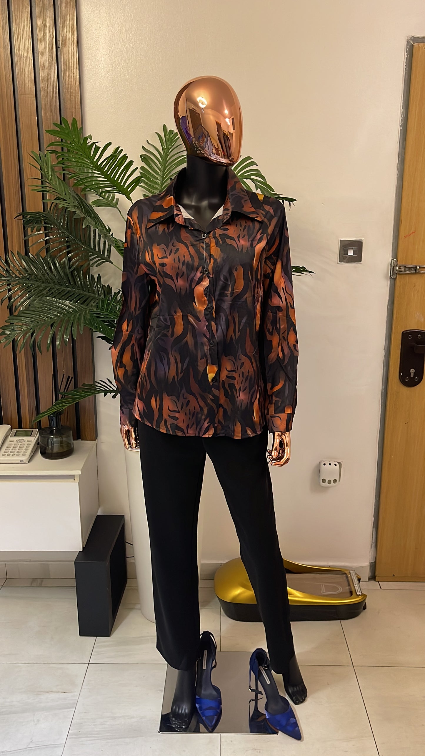 Multicolored Shirt Blouse