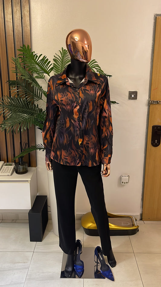 Multicolored Shirt Blouse