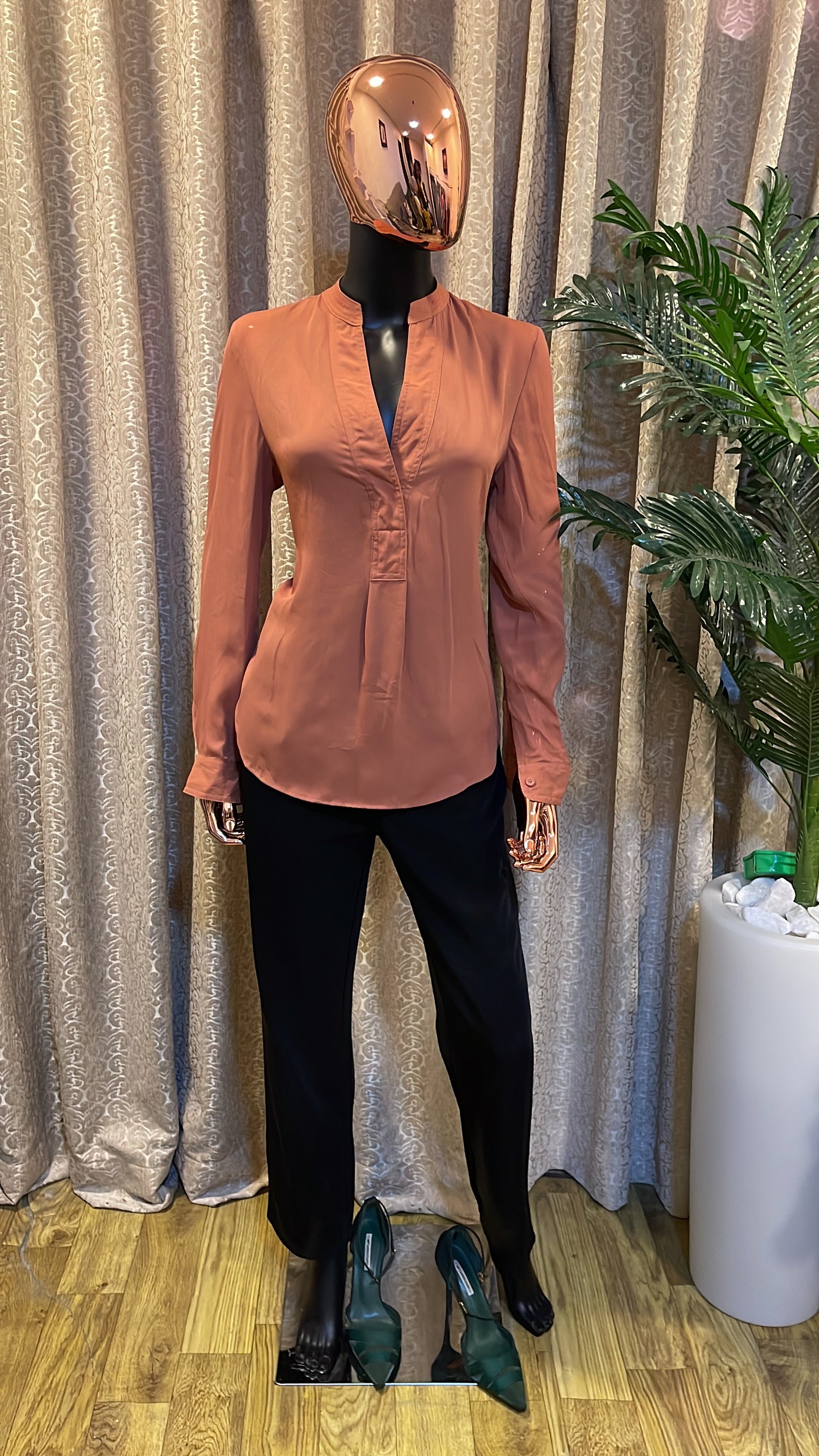 Brown Blouse