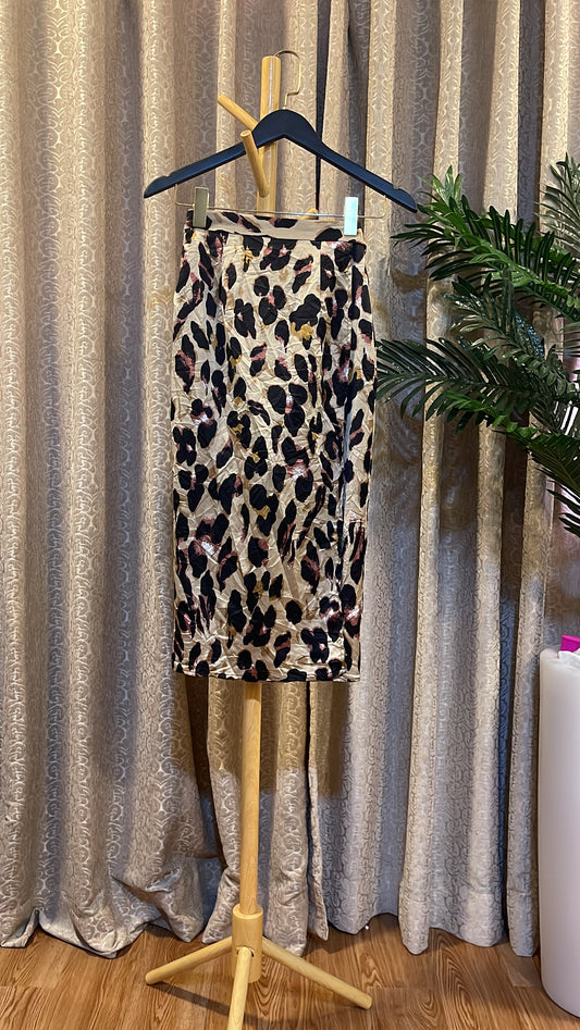 Brown Wrap Skirt