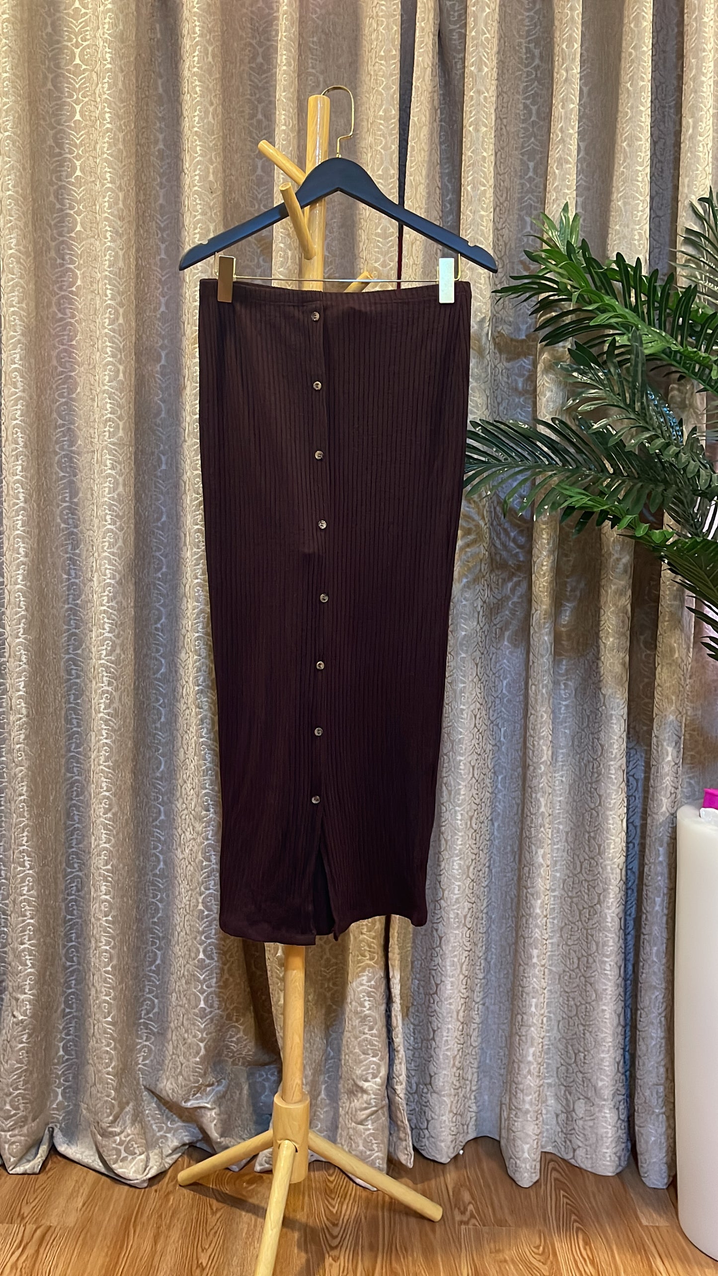 Dark Purple Skirt