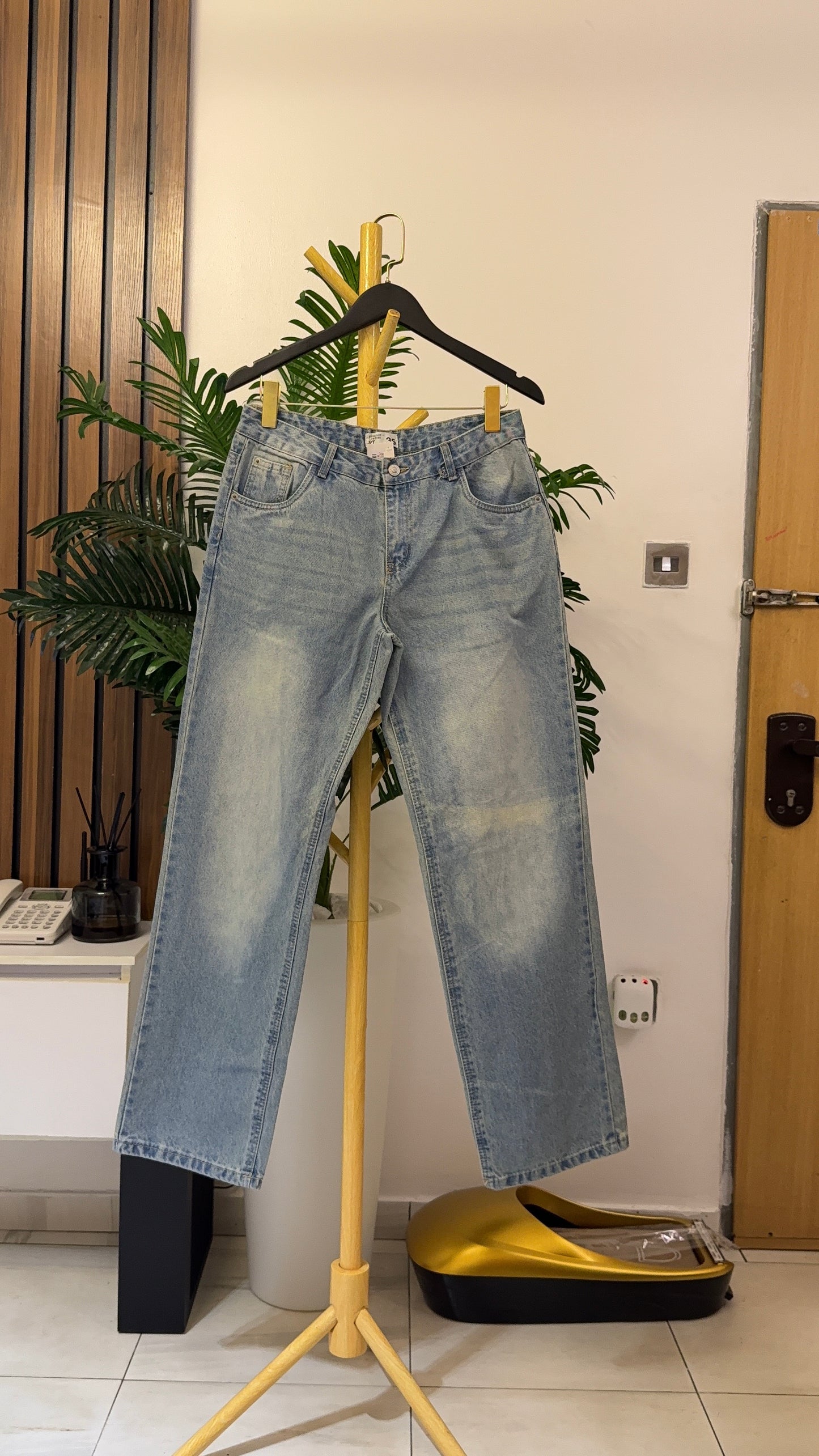 Blue Boyfriend Jeans