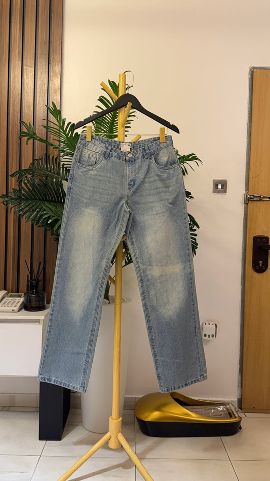 Blue Boyfriend Jeans