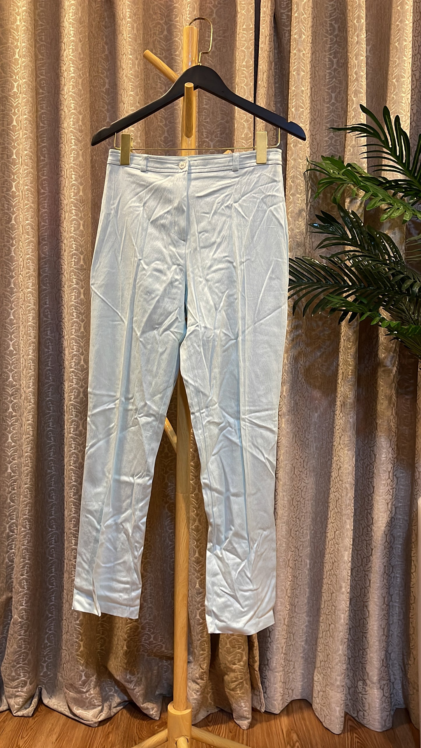 Light Blue Plain Trouser