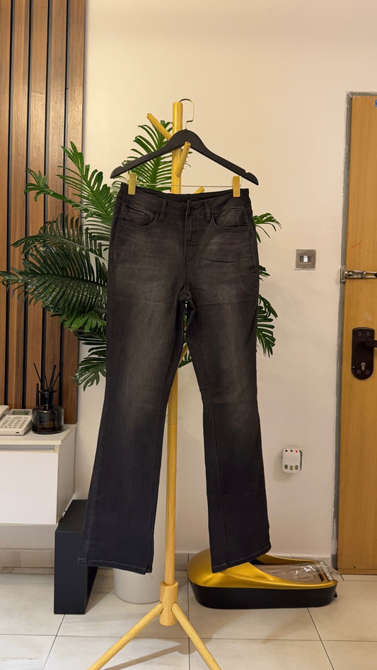 Gray Bootcut Jeans