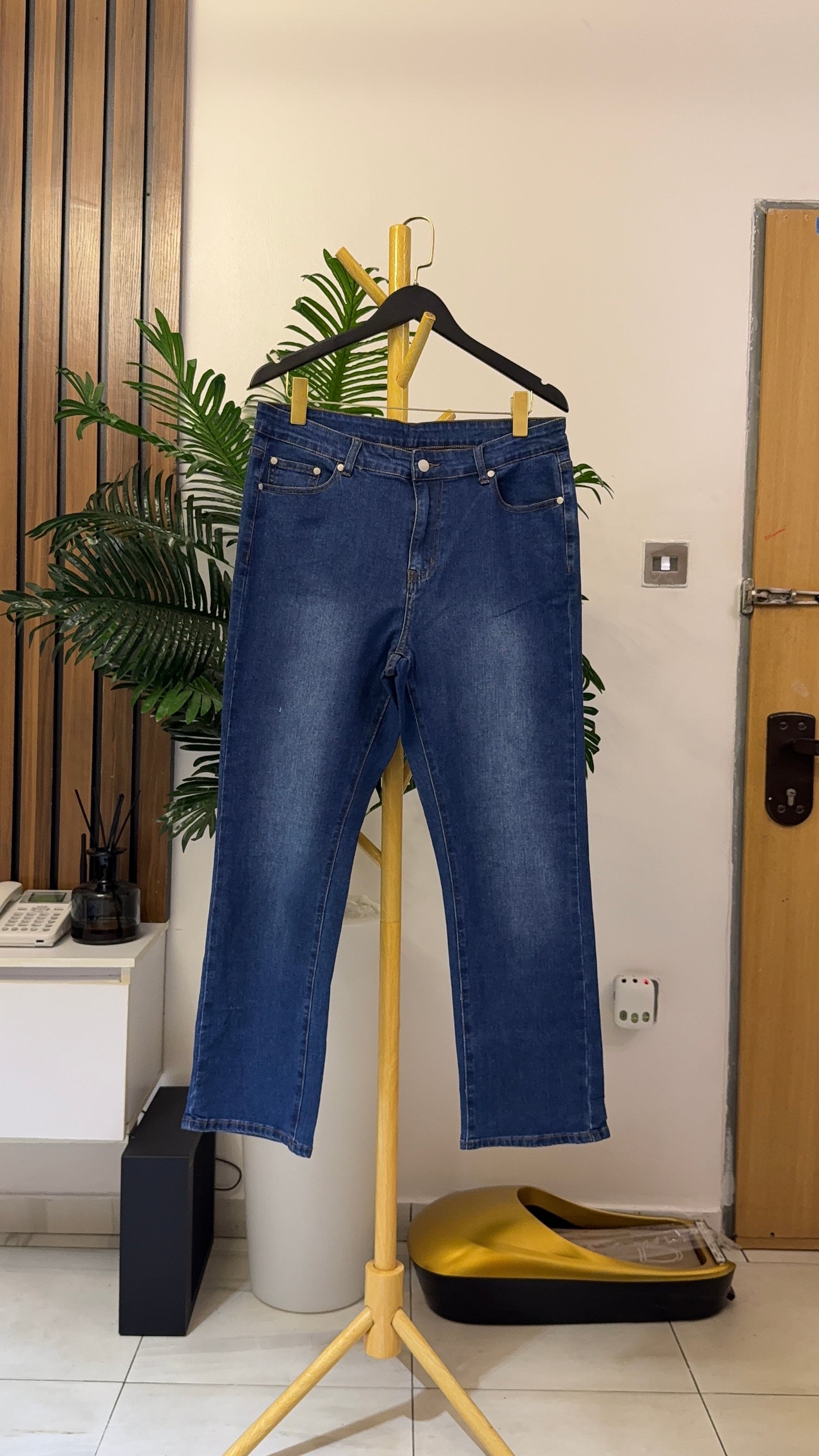 Blue Straight Jeans