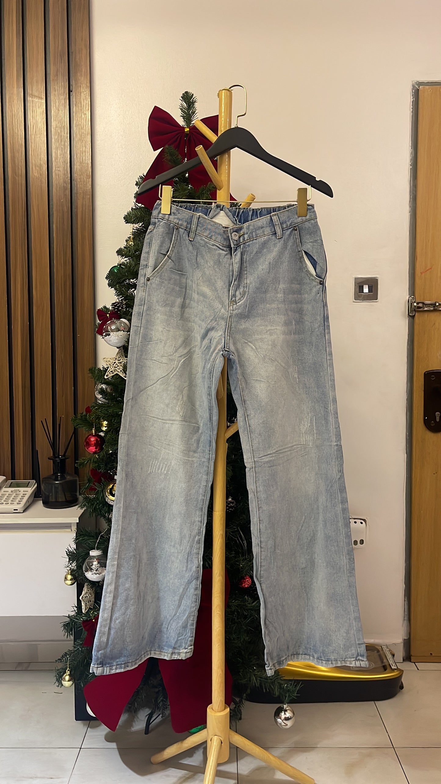 Blue Flare Jeans