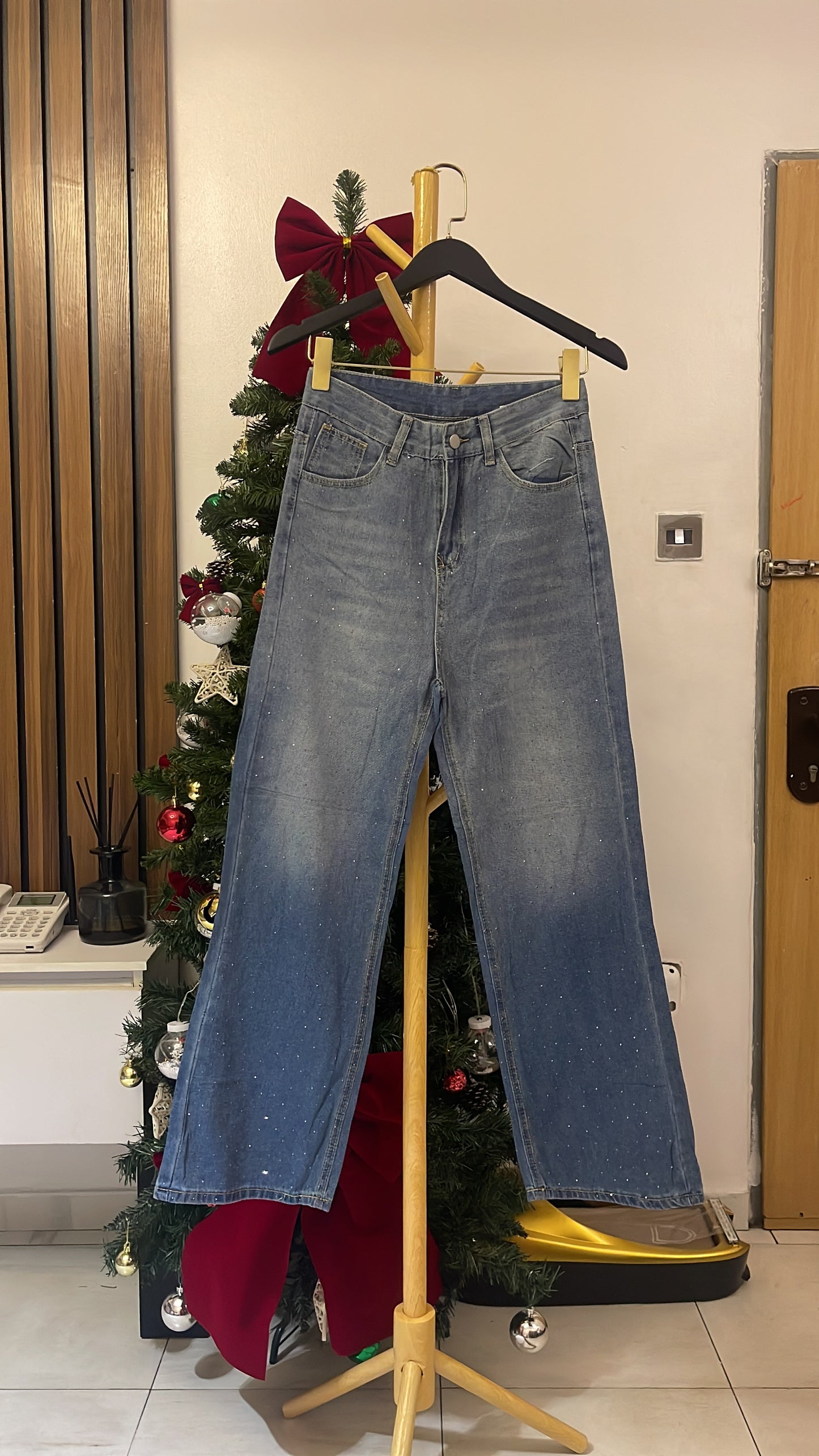 Blue Boyfriend Jeans