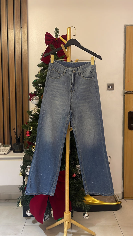 Blue Boyfriend Jeans