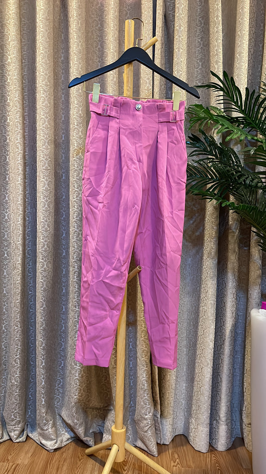 Pink Plain Trouser