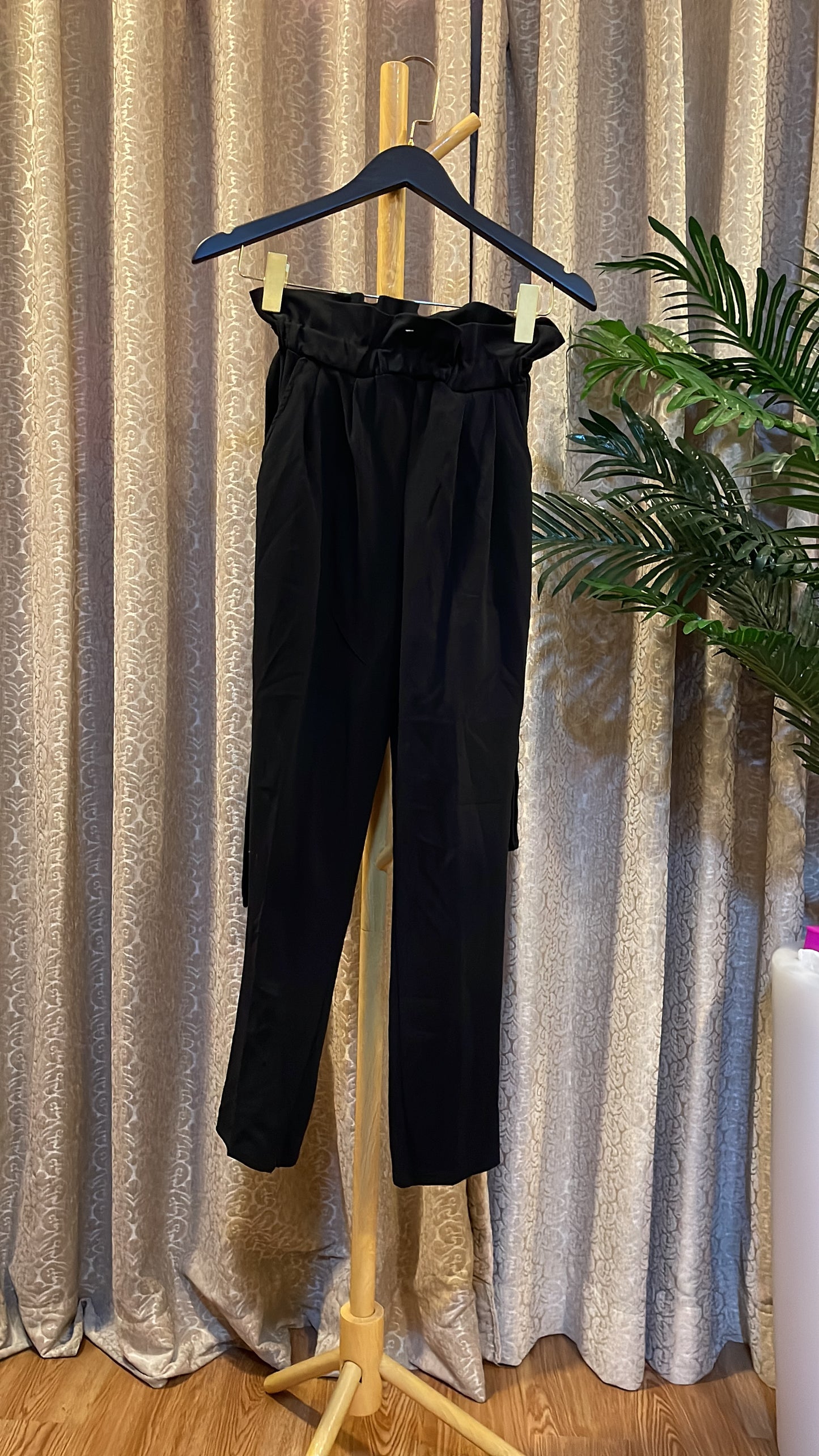 Black Plain Trouser
