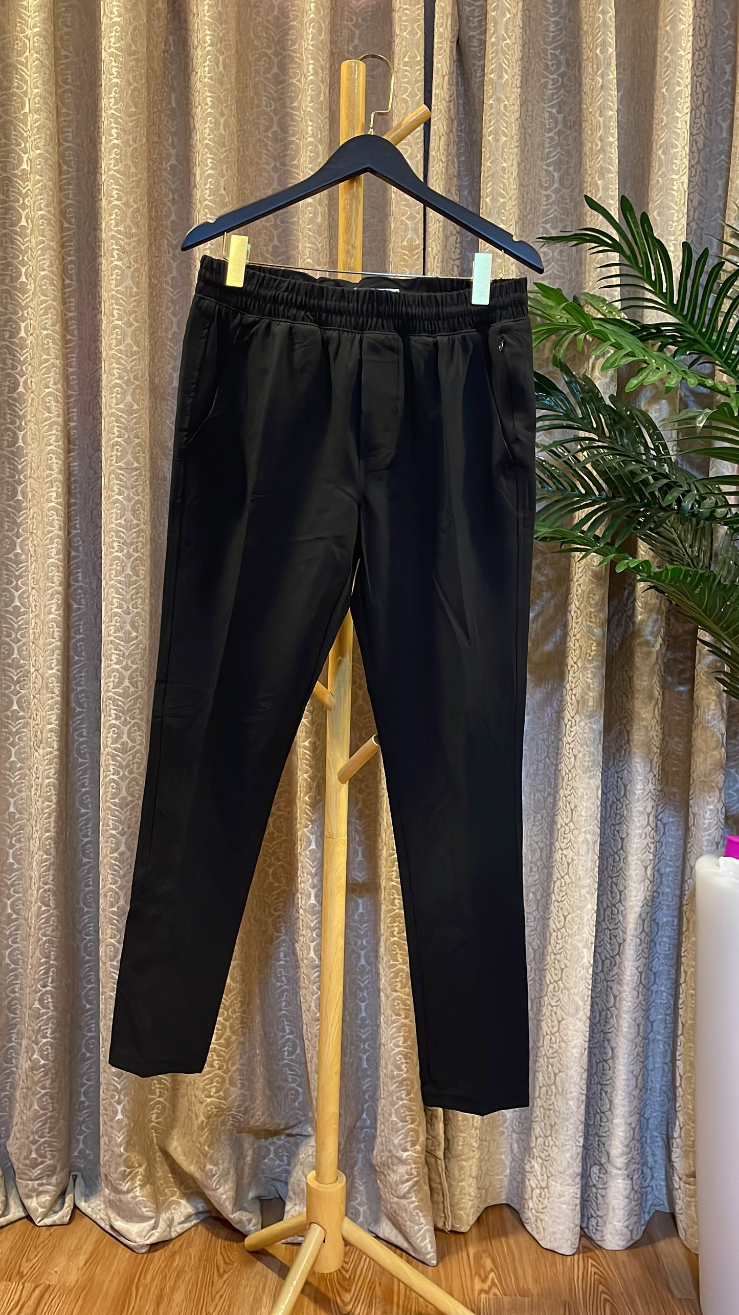 Black Plain Trouser