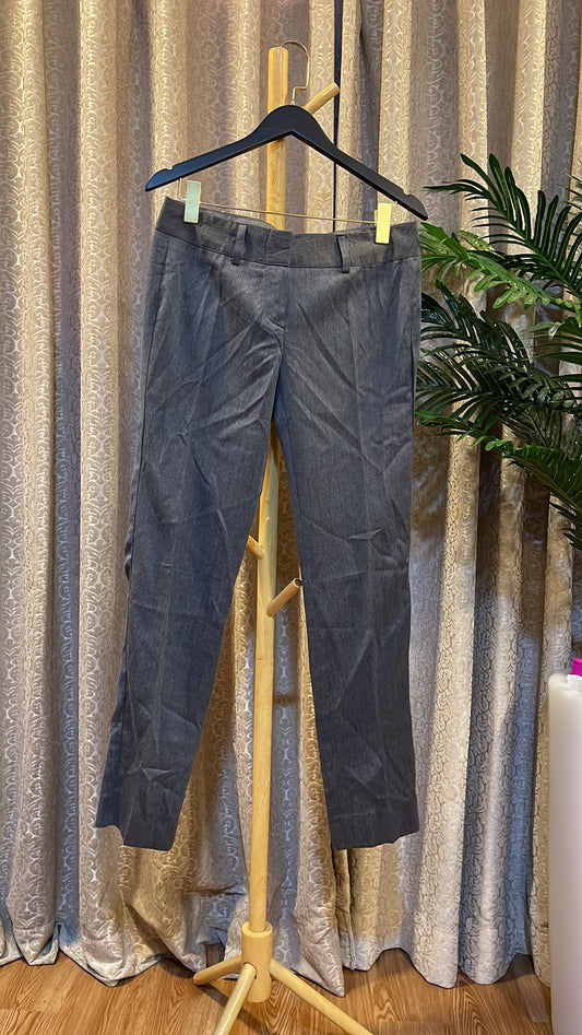 Gray Plain Trouser