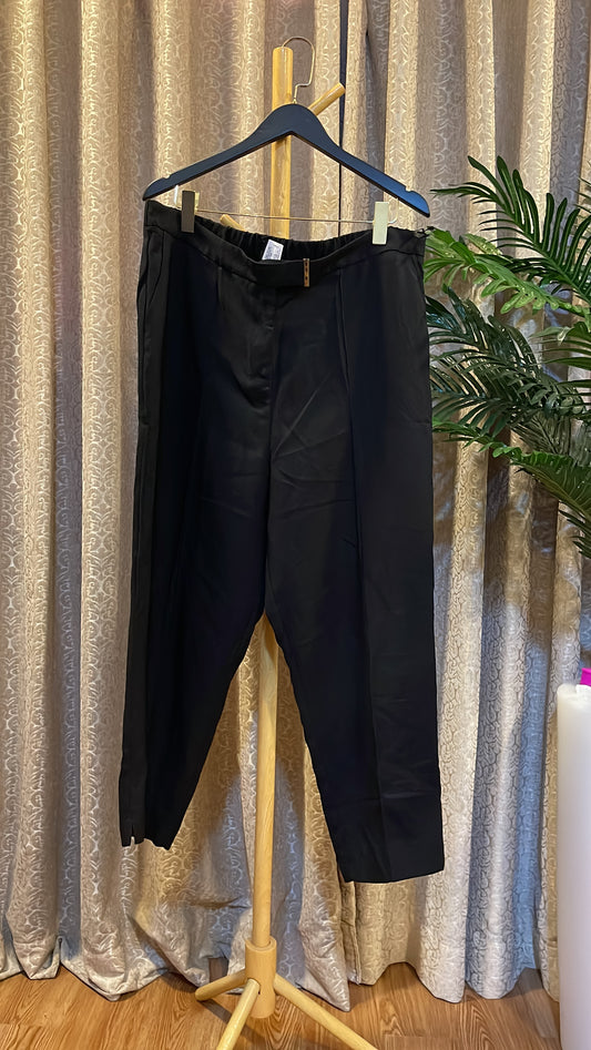 Black Plain Trouser