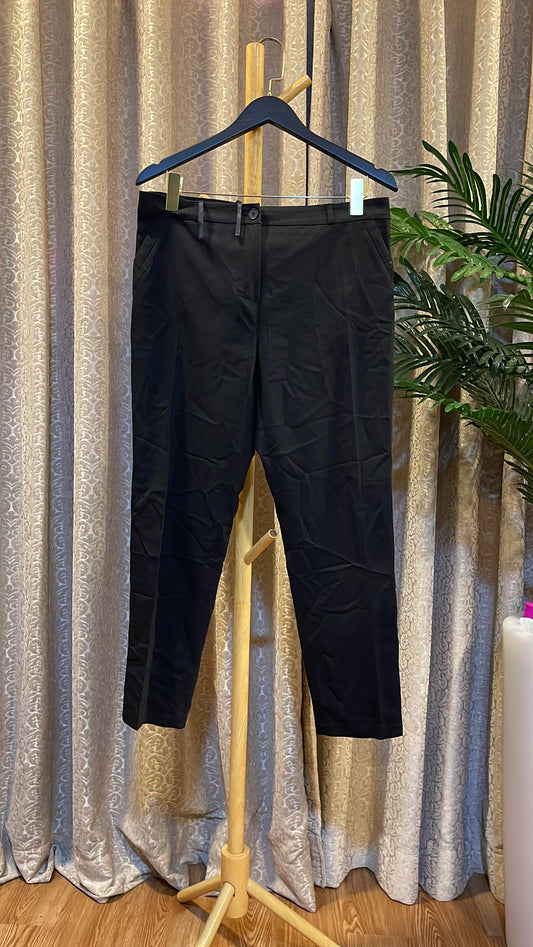 Black Plain Trouser