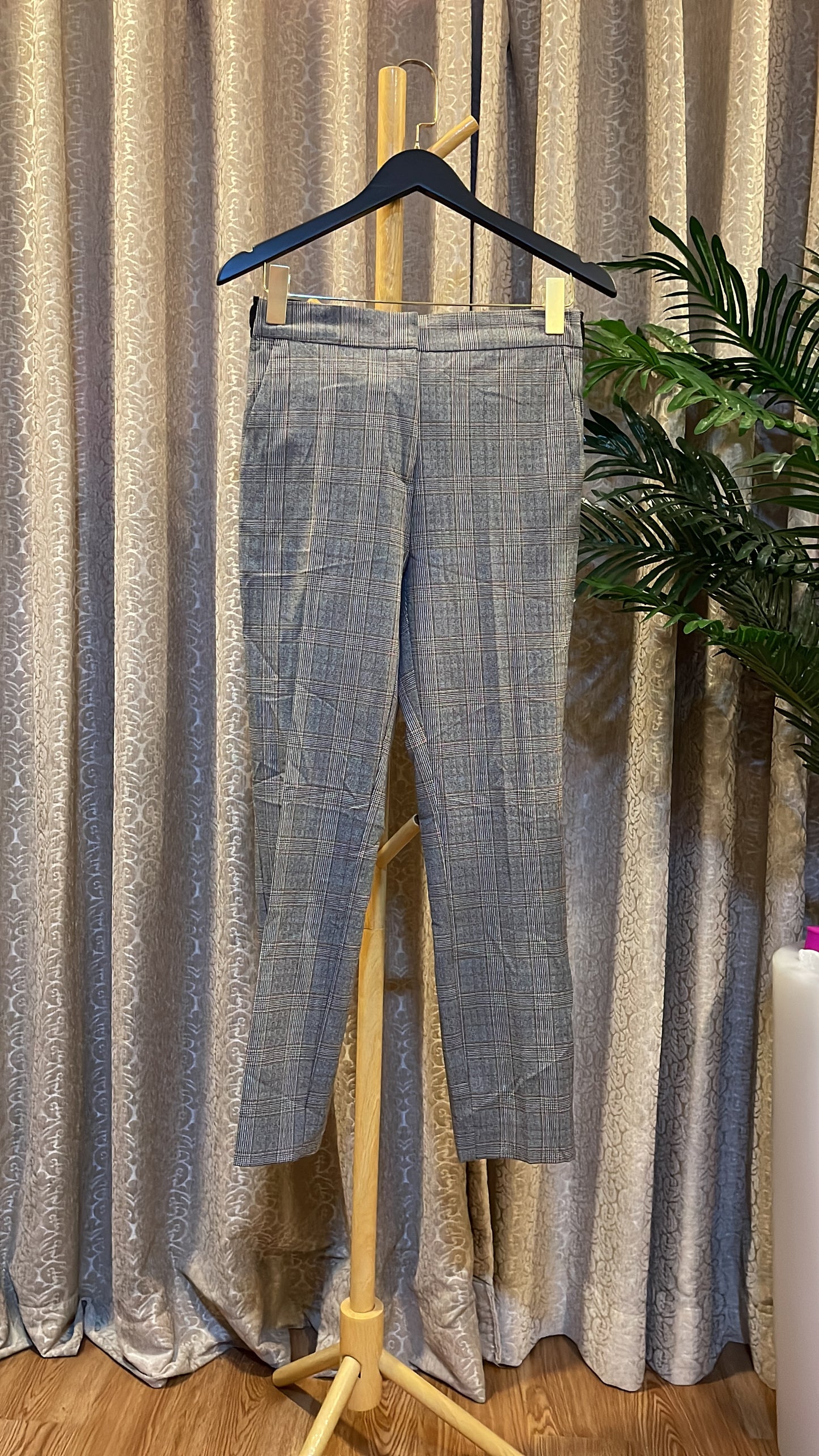 Gray Plain Trouser