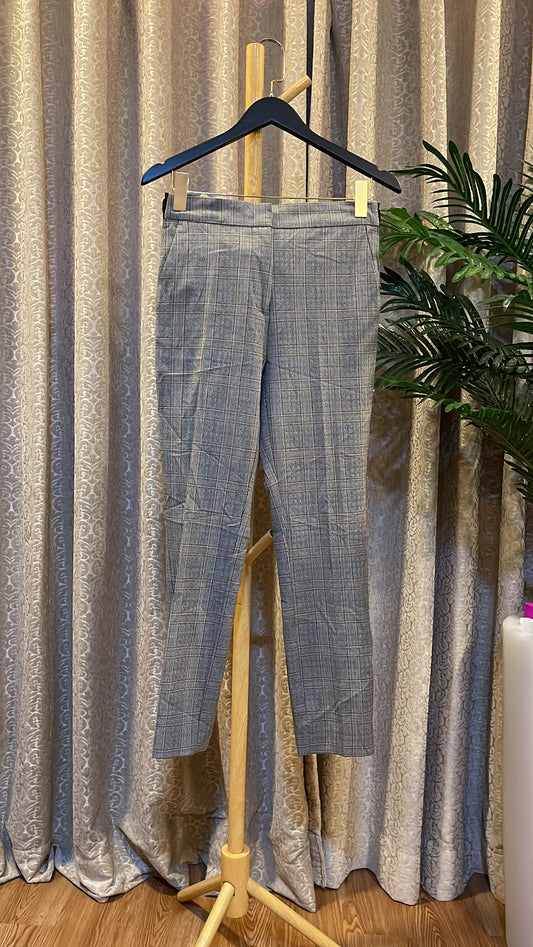 Gray Plain Trouser