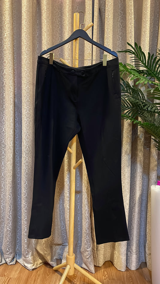 Black Plain Trouser