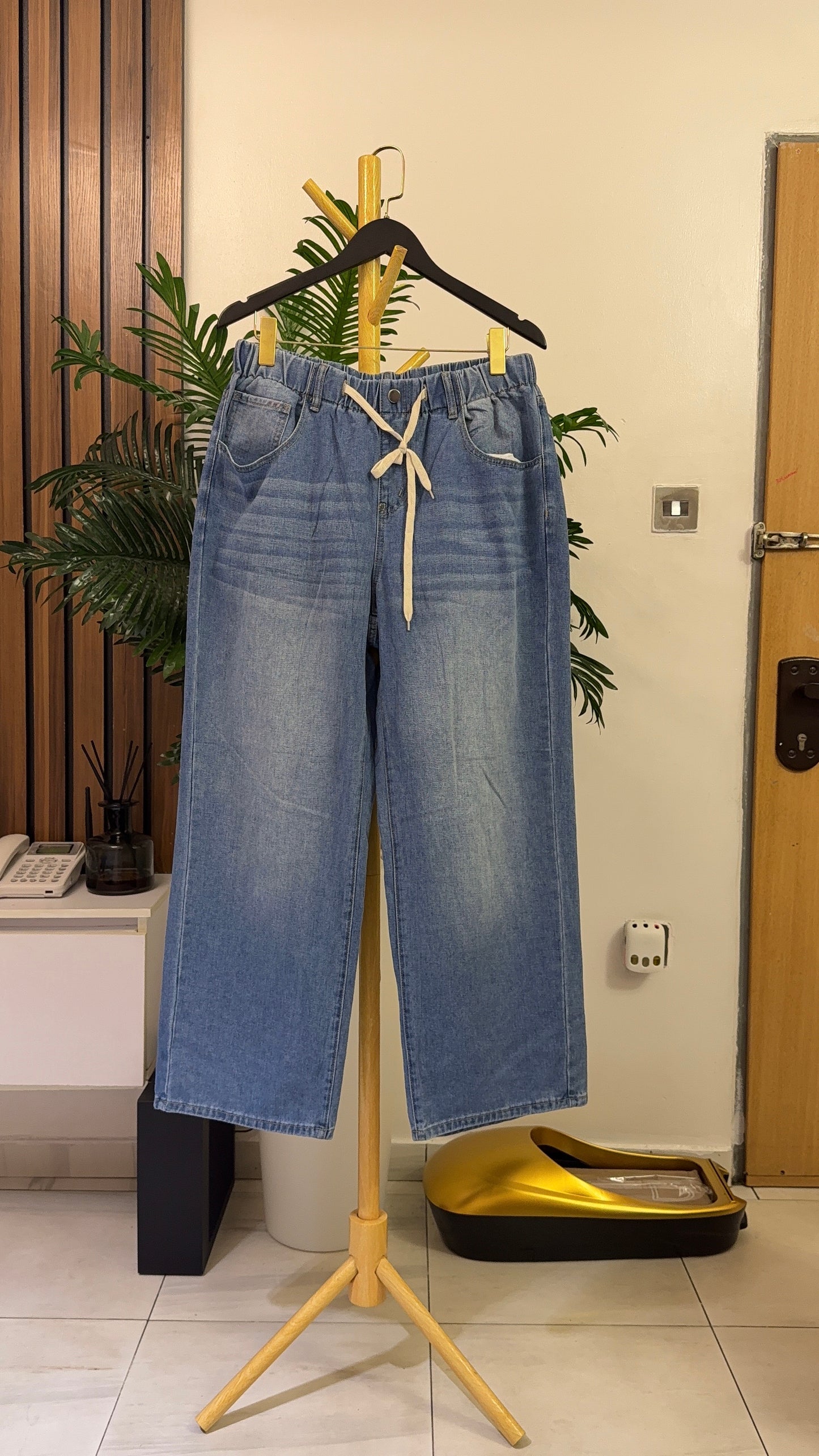 Blue Boyfriend Jeans