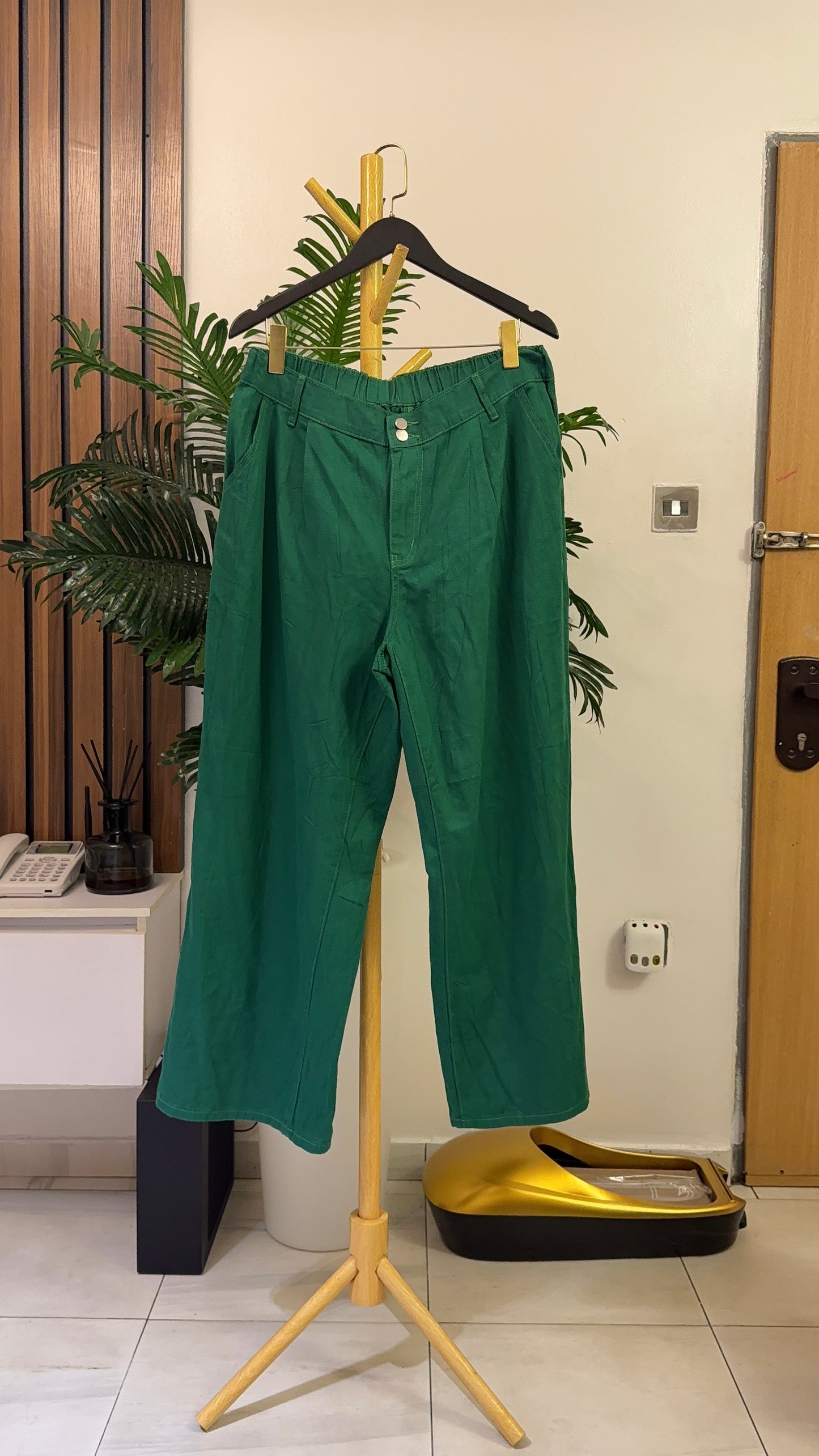 Green Baggy Jeans
