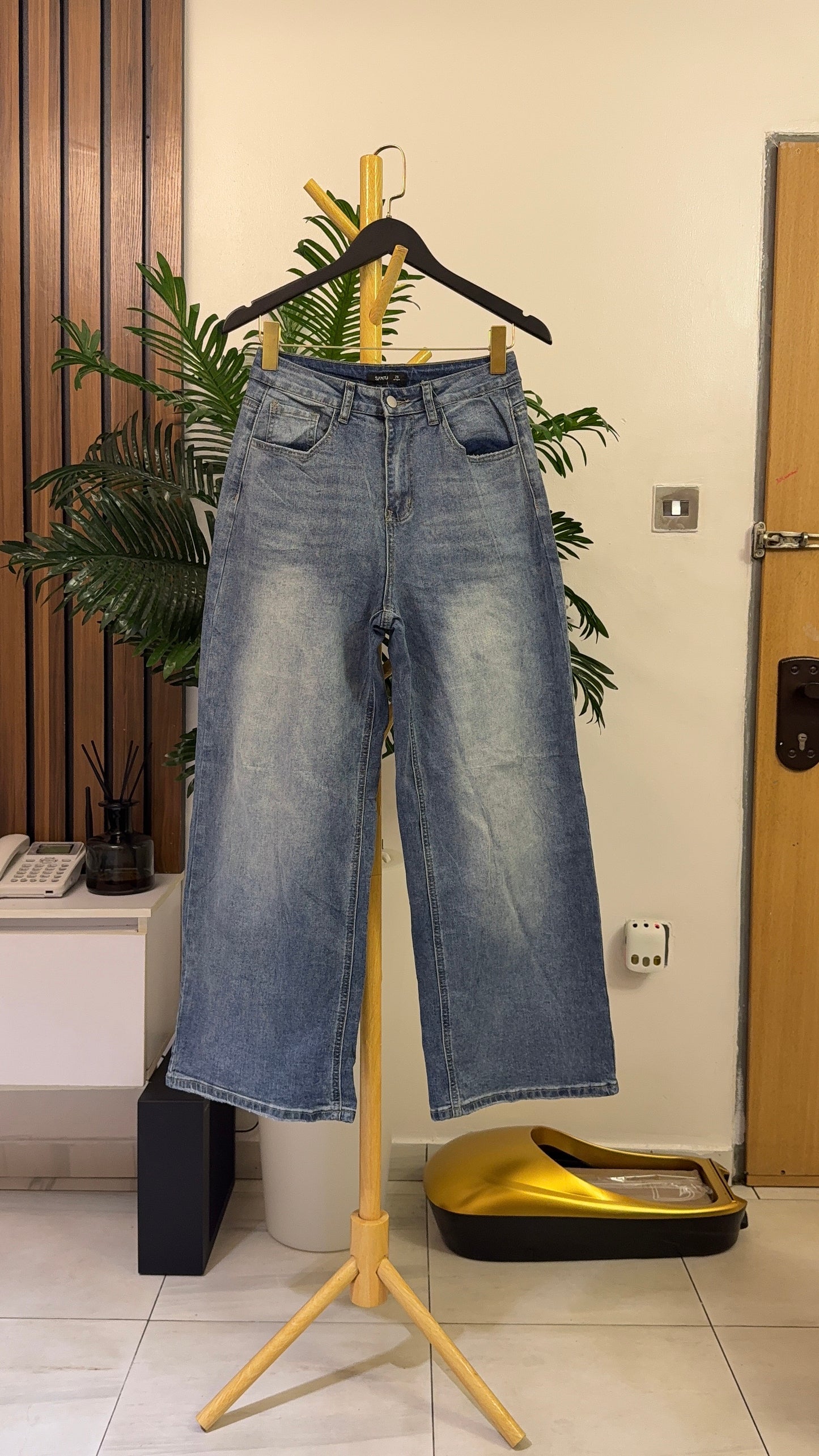 Blue Baggy Jeans