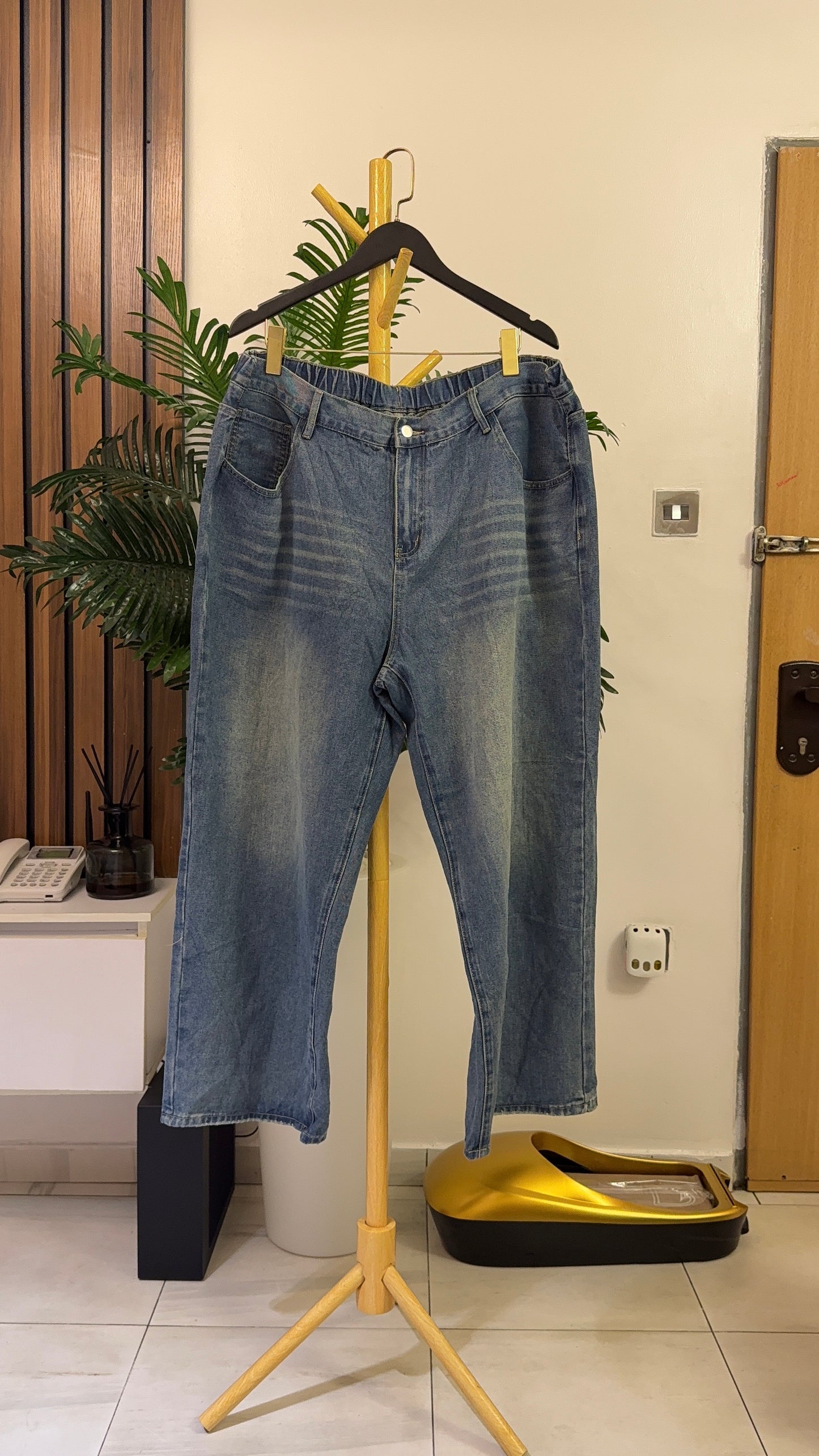 Blue Baggy Jeans
