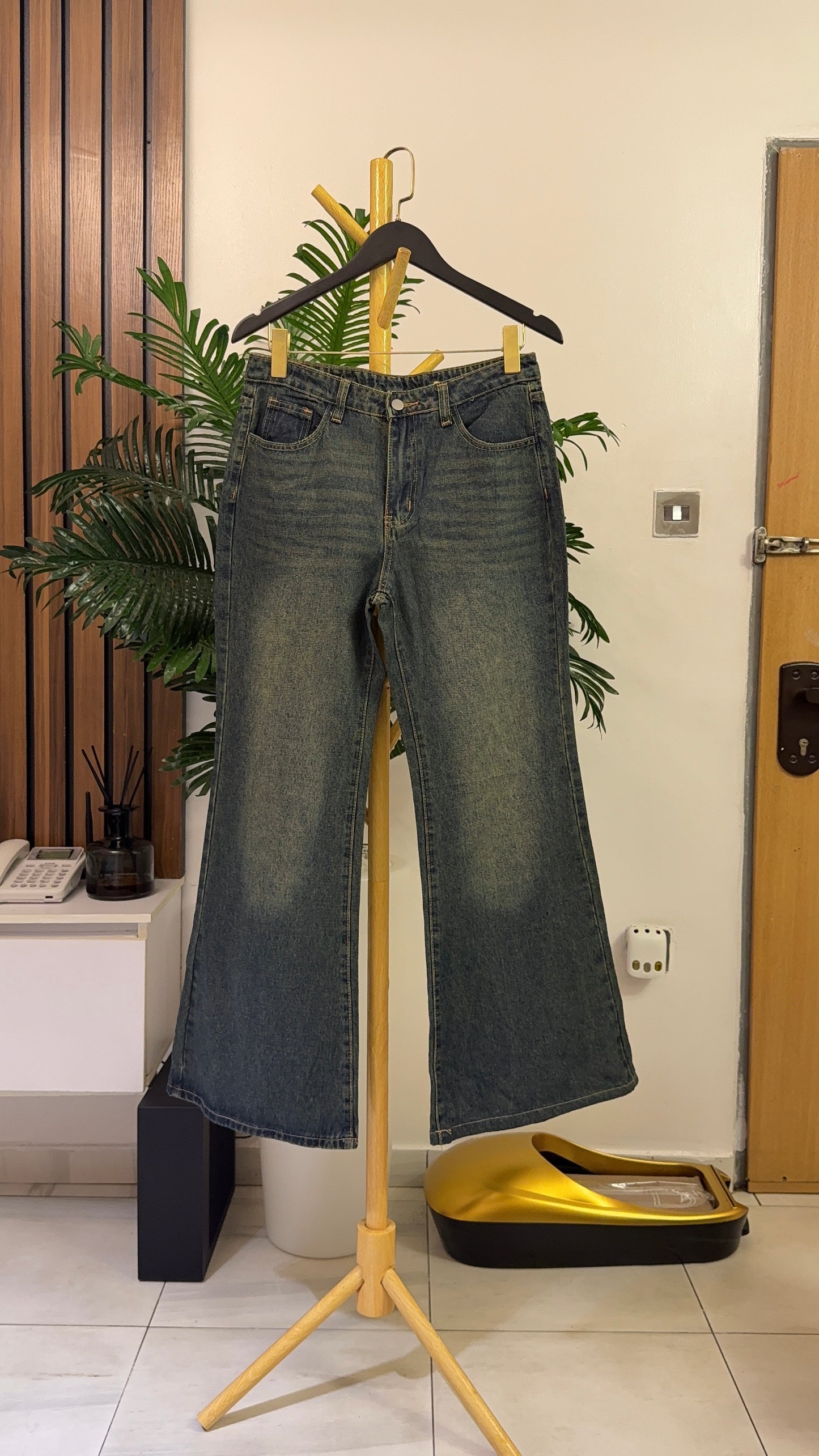 Blue Flare Jeans