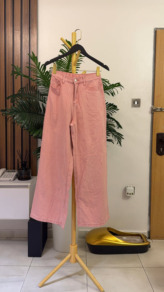 Pink Baggy Jeans