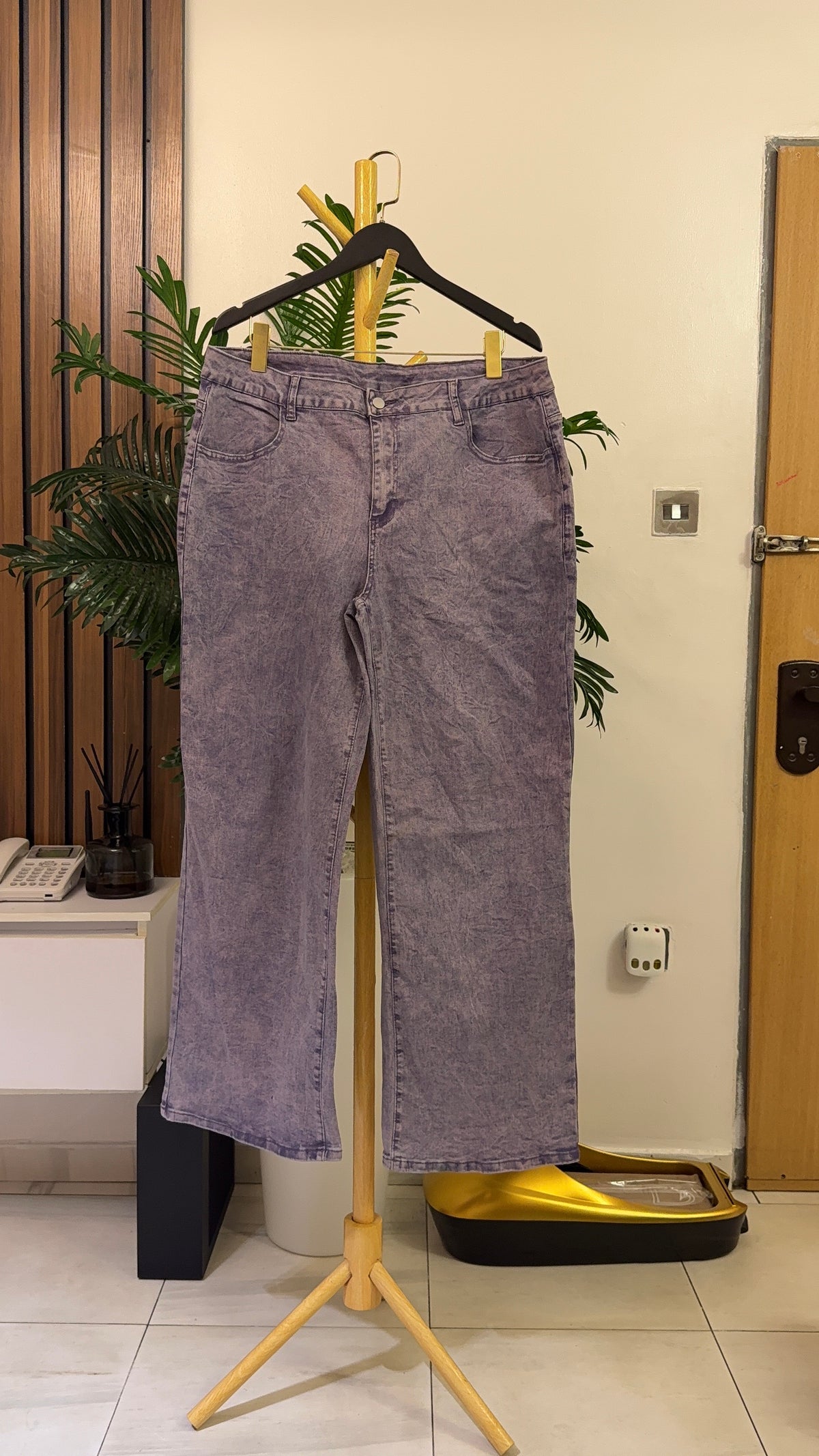 Purple Baggy Jeans