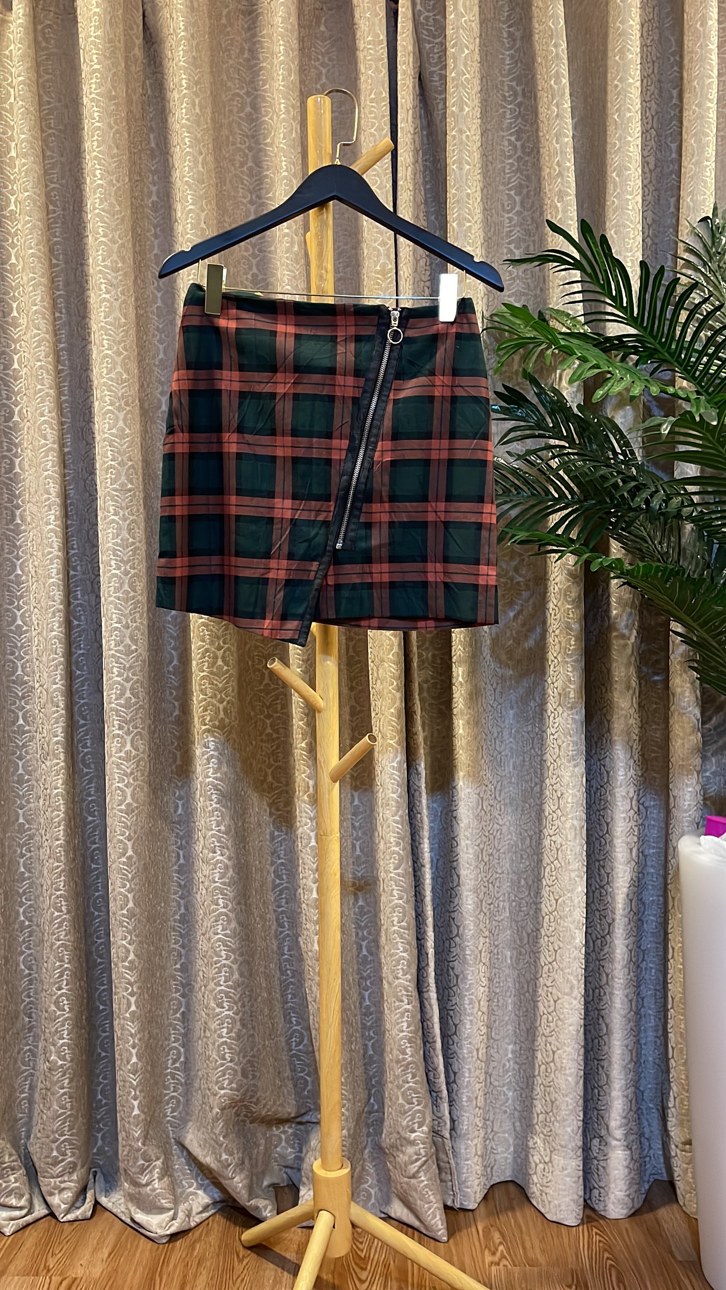 Checkered Skirt