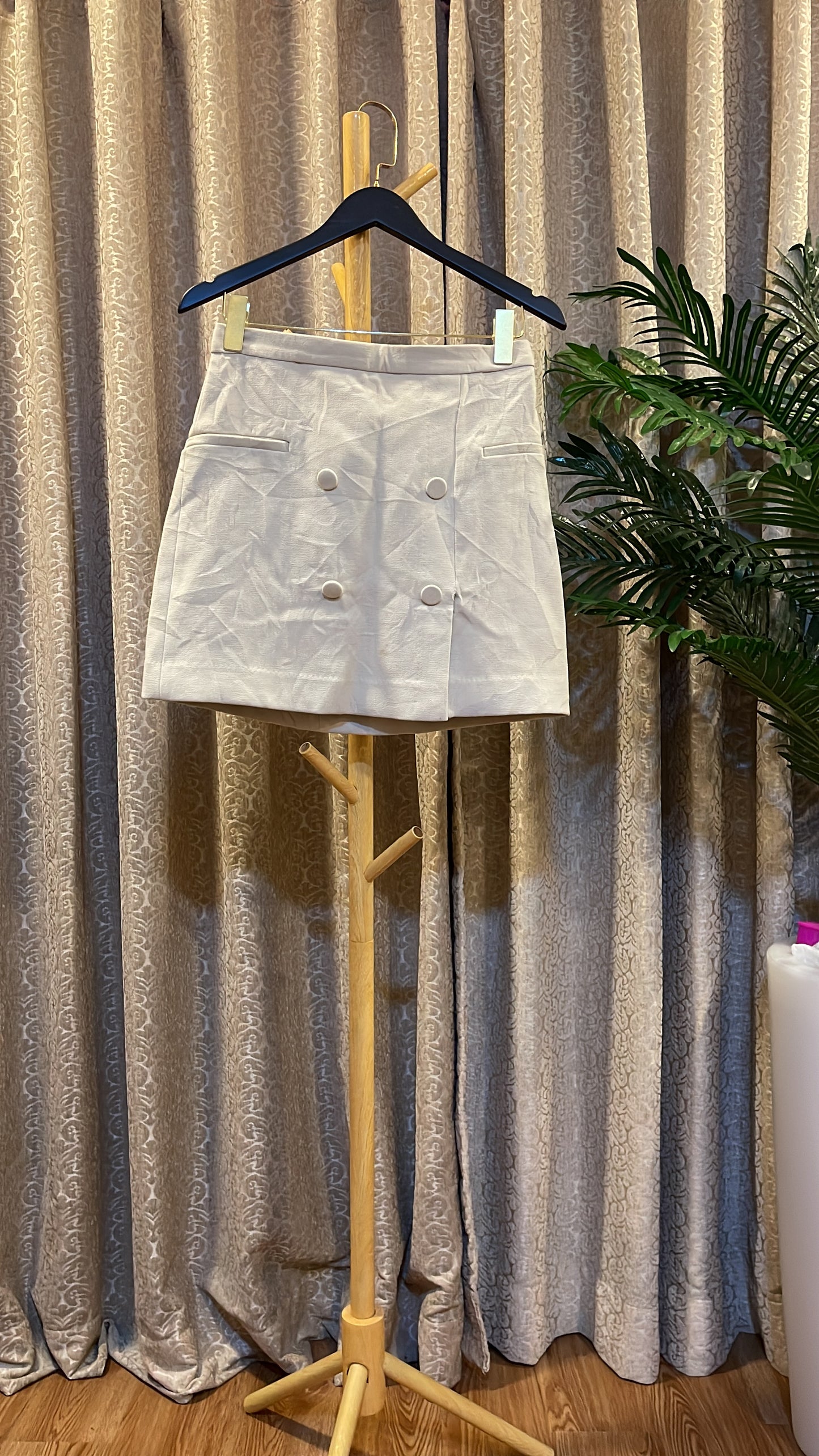 Cream Skirt
