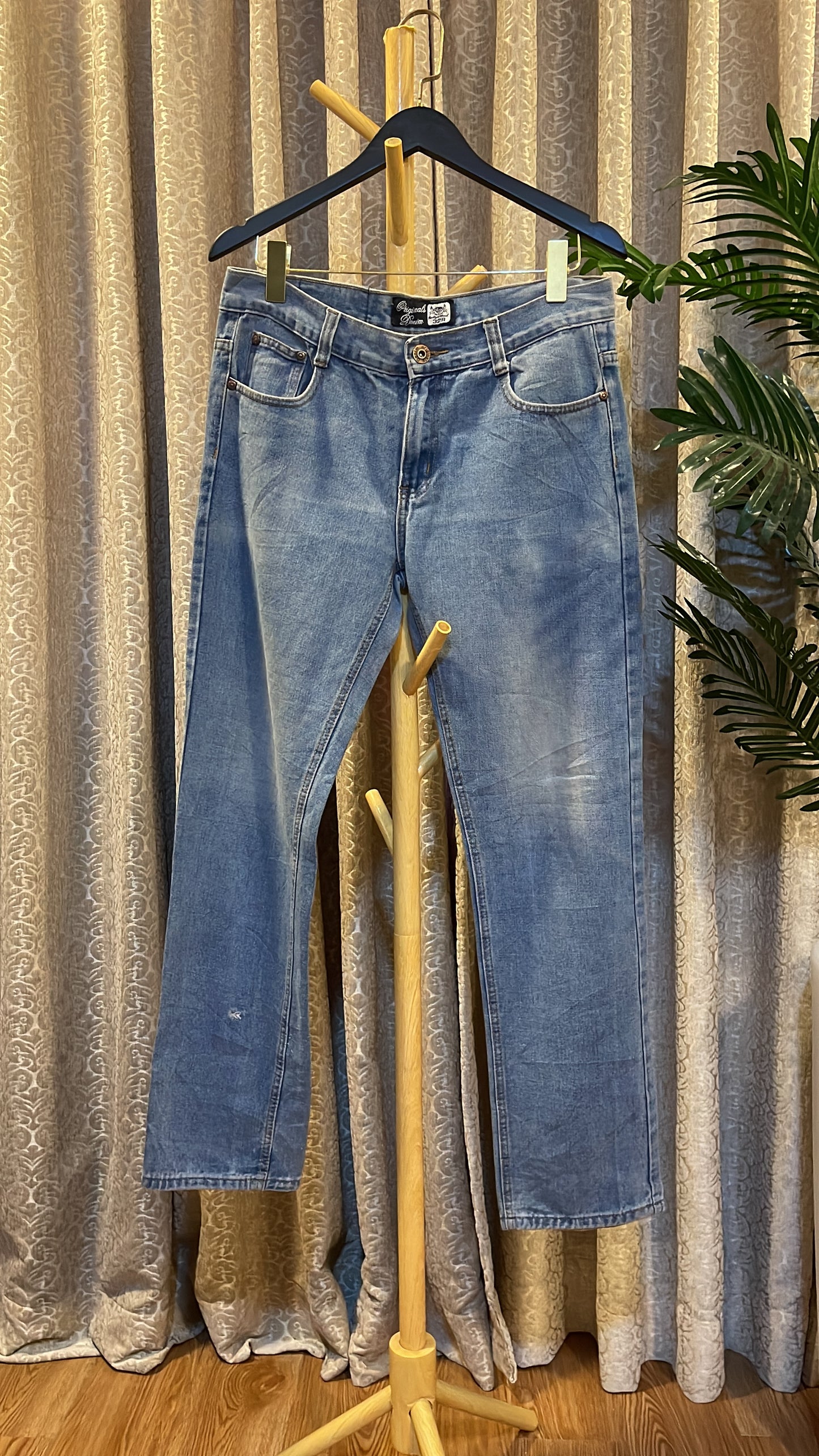 Blue Boyfriend Jeans