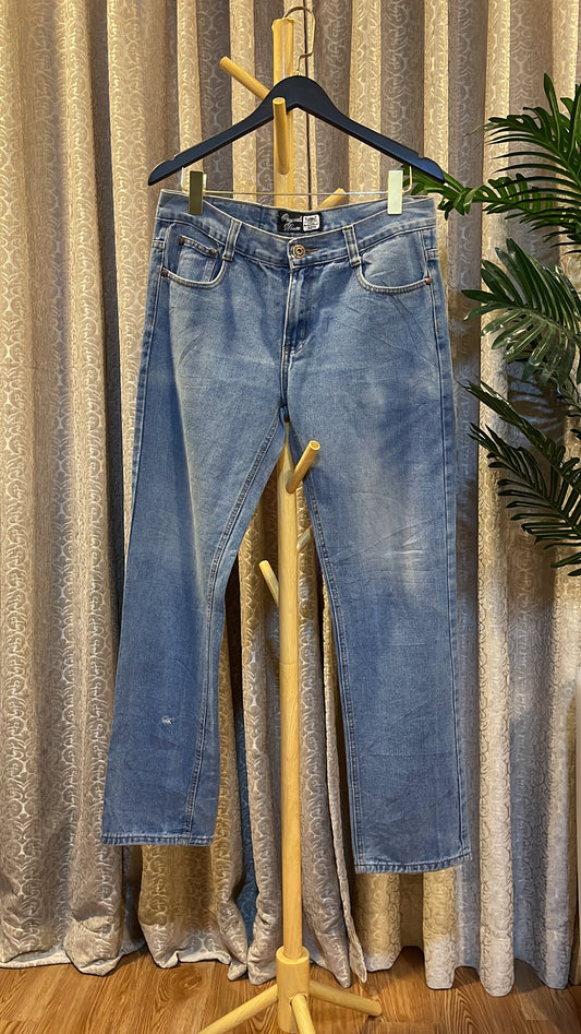 Blue Boyfriend Jeans